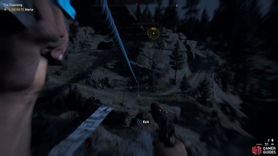 the zipline is the best way to reach the other side.