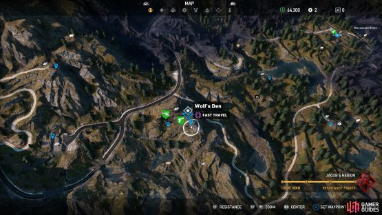 Head to the Wolf&rsquo;s Den and speak to Wheaty after completing Gearing Up