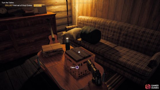 head inside to find the Vinyl on the table.