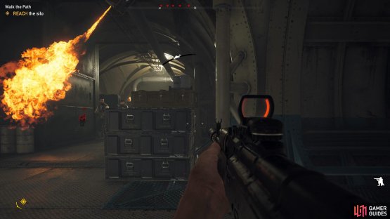 likewise, an explosive makes short work of this corridor too.