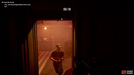 Watch out for the enemy rushing you in the first new room