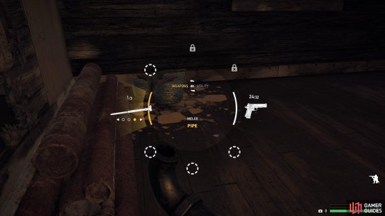 equip the weapon you wish to use or change with the weapon wheel