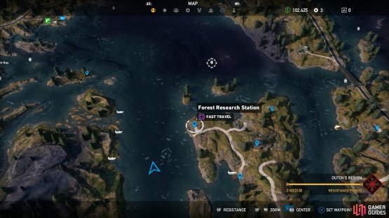 Search north of the Forest Research Station and southwest of Joseph&rsquo;s region