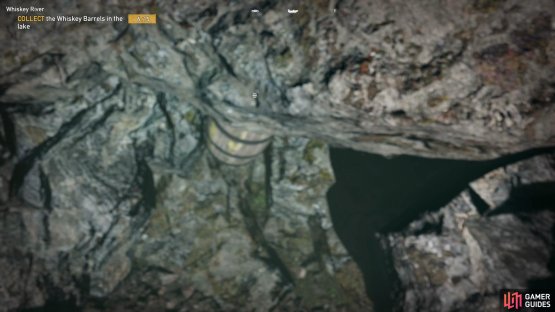 swim into the hole at the bottom to find this one.