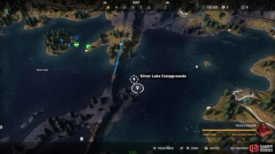 You&rsquo;ll find the next barrel a little north of the Silver Lake Campgrounds