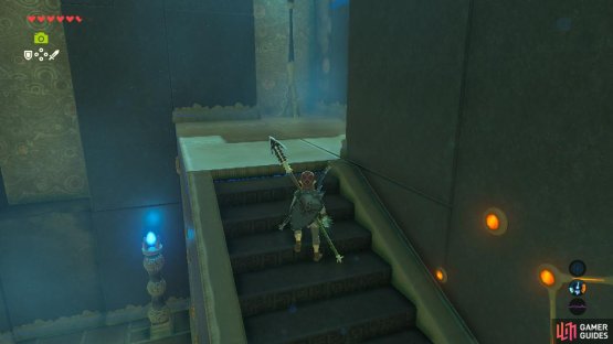 Go up this way, ignoring the windmills for now