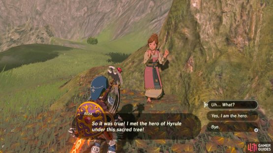 If you have already gotten the Master Sword like we have, this sidequest will autocomplete