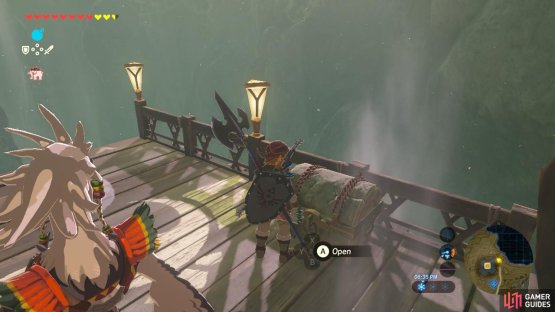 Open this chest for a useful bow