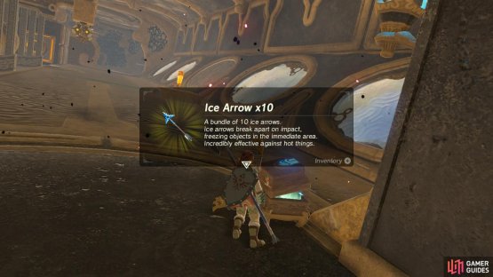 Ice Arrows are rare and quite expensive, so finding 10 for free is awesome