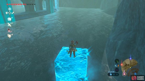 Use Cryonis to the right