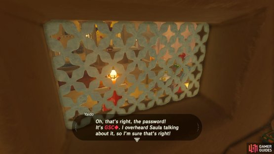 Now you can hear the password