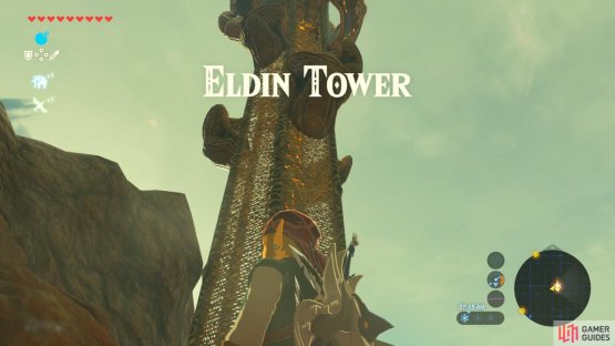 The bottom half of Eldin Tower has no platforms