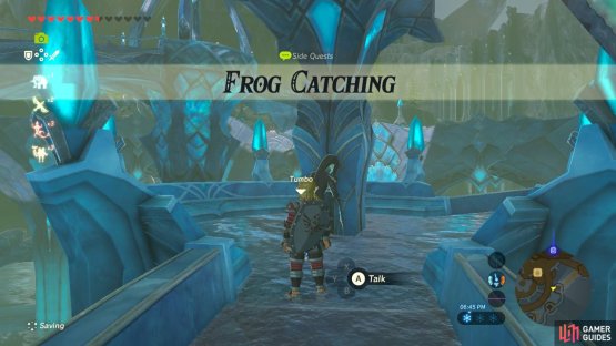 This sidequest is a simple fetch quest for this Zora kid here