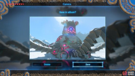 This Guardian Stalker was found in the Hebra region, but it&rsquo;s easier to find them elsewhere