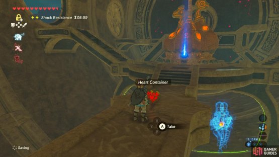Collect your heart container as your prize