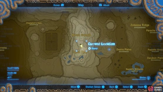 Here is the general map of the area