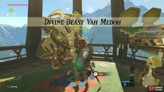 You now finally have your next main quest for the Divine Beast