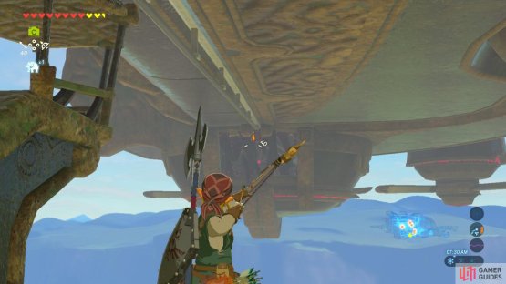 But first, shoot the eye to get it out of the way