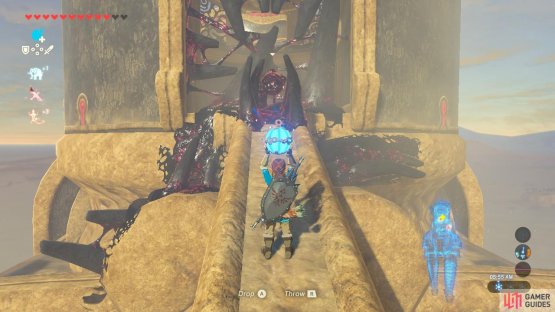 You can only hit it if the eye is open, so this Bomb will not work