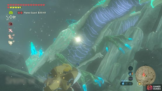 Shoot anywhere at Naydra&rsquo;s body that your bow can reach