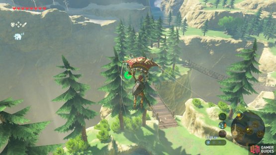 Paraglide off of Revali&rsquo;s Landing