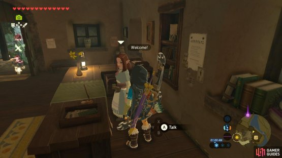 Speak to Prima directly, without the desk between you two