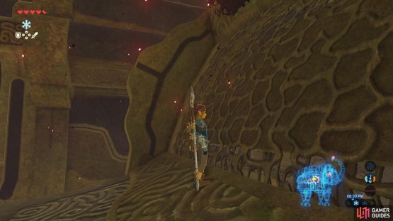 Then jump onto one of its spokes to ride it up to the fourth floor