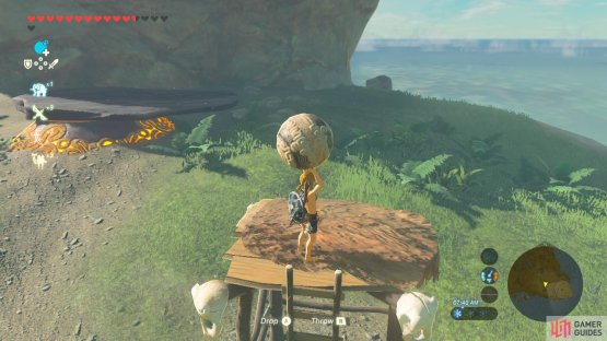 Take the orb from one of the watchposts