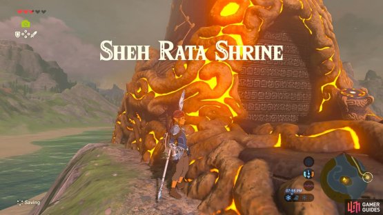This Shrine is blocked by vines. Burn them or bypass with Revali&rsquo;s Gale.