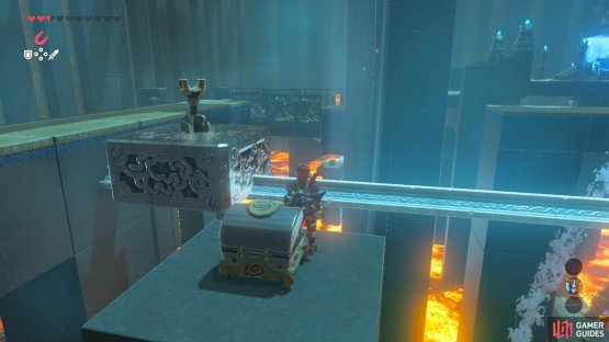 The treasure chest you see is right behind you if you flip the camera around