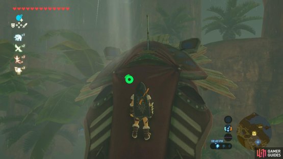 If it&rsquo;s raining you will have to get creative about how you climb up the horse&rsquo;s head