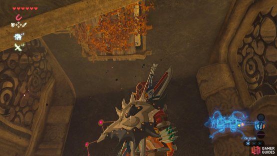 Shoot those vines with a burning arrow