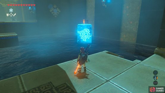 Use an ice cube to lift up this chest since it won&rsquo;t respond to Magnesis