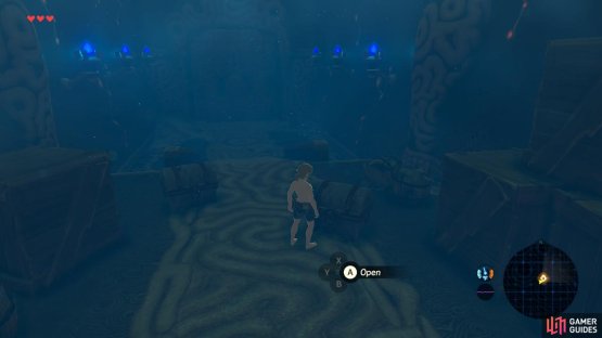 The treasure chests contain a basic set of starting clothes.