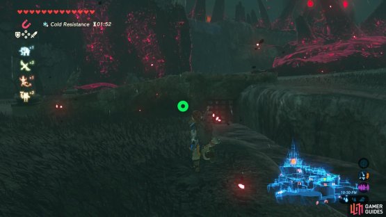 Follow the river to your right to the next waterfall