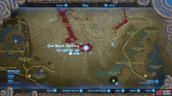 This shrine is found east of Eldin Tower