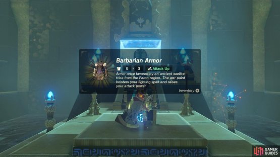 Inside you&rsquo;ll find some barbarian armor.