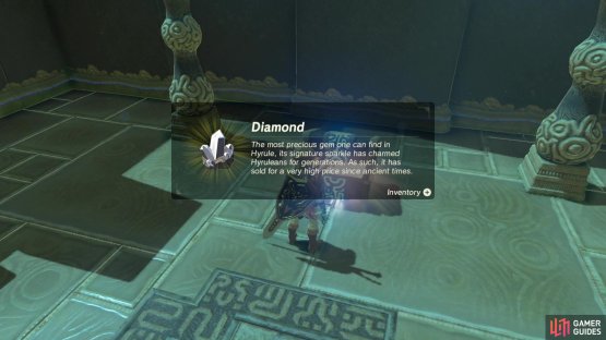 so you can reach the chest and loot it for a diamond!