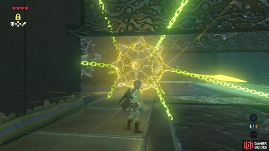 then use it again to stop the flow of spiked balls.