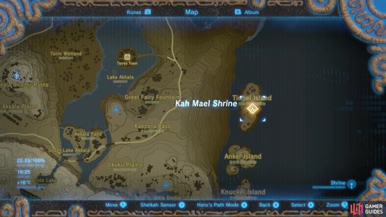 Kah Mael is found on Tingel Island 