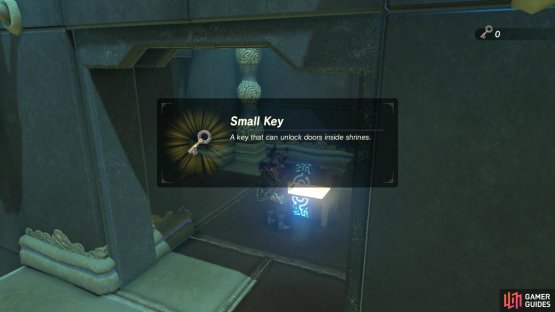 and when you&rsquo;ve completed this puzzle you&rsquo;ll get the key to unlock the end of the shrine. 