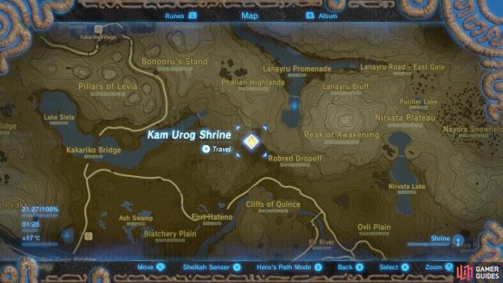 This shrine is found north of Fort Hateno
