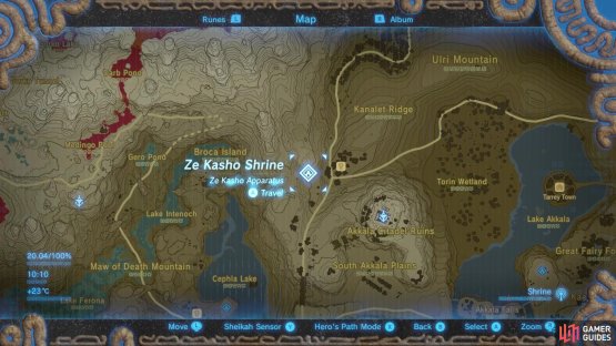 Ze Kasho is found near South Akkala Stables
