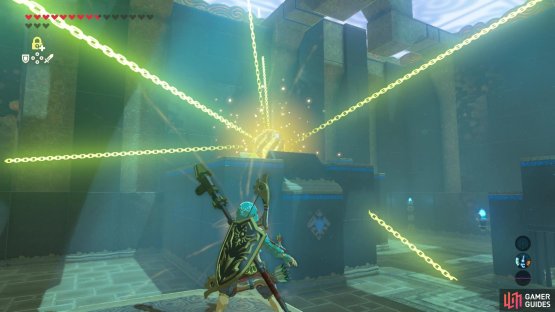 Use stasis to freeze the ball