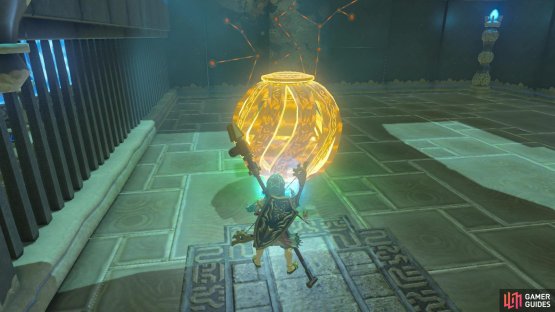 so that it drops to the ground. 