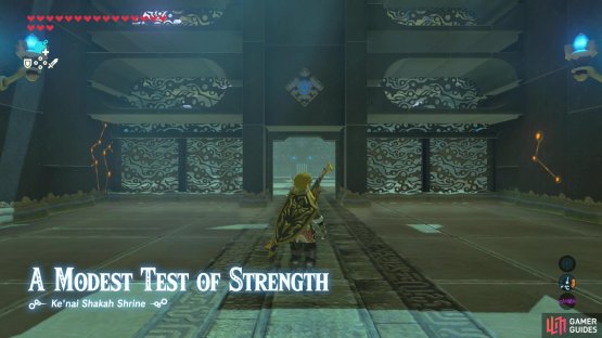 and is a modest test of strength.