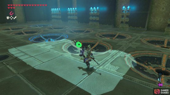 and then place the balls in the holes that are numbered via the lanterns on the side. 