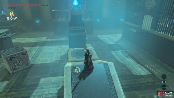 to then trigger the orange crystal and move the platform!