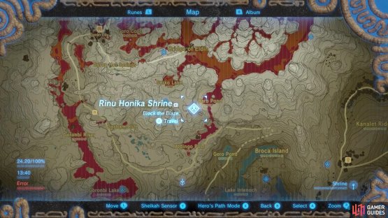 This shrine is found near Darb Pond