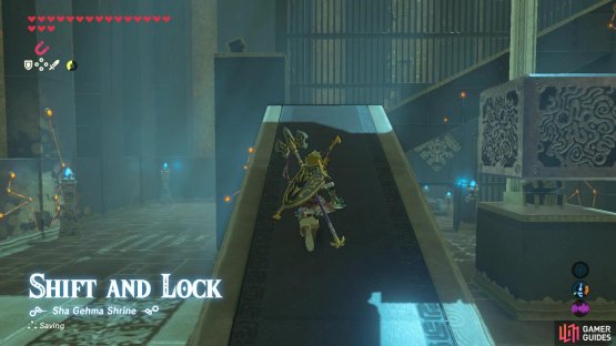 the shrine is titled &lsquo;Shift and Lock&rsquo;.